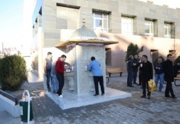 Çeşmelerden sıcak çorba akıyor