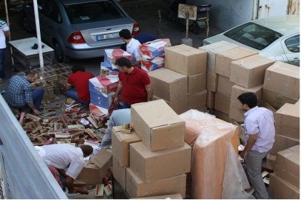 Çeyiz sandığından da kaçak sigara çıktı