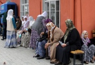 Cezaevi ziyaretçilerle doldu
