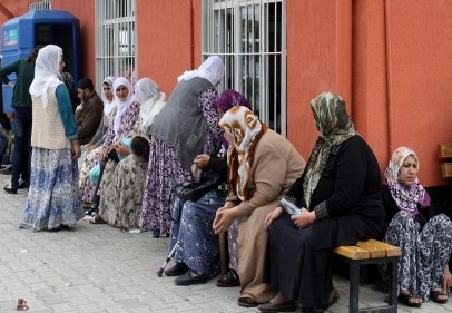 Cezaevi ziyaretçilerle doldu