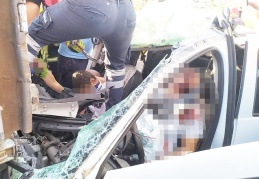 Cezaevindeki oğlunu ziyaretten dönerken kazada öldü