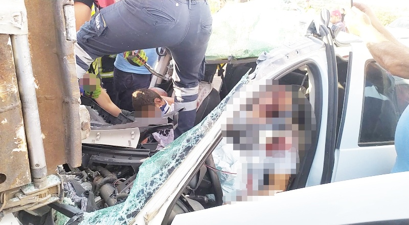 Cezaevindeki oğlunu ziyaretten dönerken kazada öldü