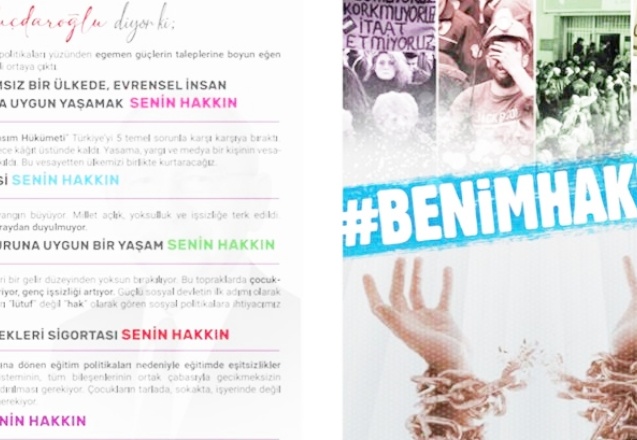 CHP'den 'benim hakkım' broşürü: "Evrensel insan haklarına uygun yaşamak senin hakkın"