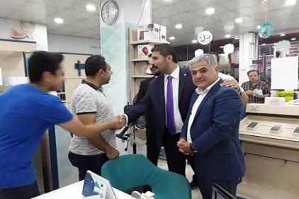CHP&#8217;li adaydan adım adım esnaf gezisi 