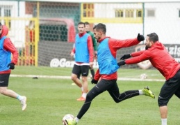 Çift kale maçla antrenman