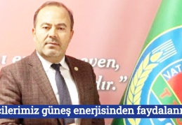 Çiftçilerimiz güneş enerjisinden faydalanmalı