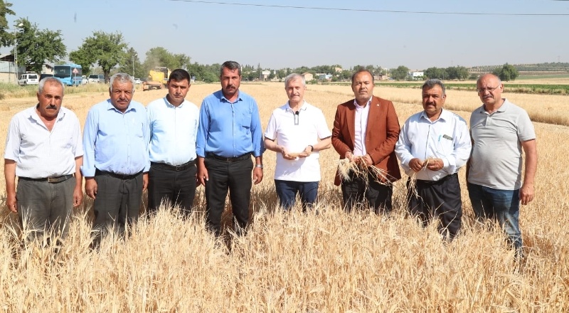 Çiftçimize arpa, buğday, mercimek, nohut ve gübre desteğinde bulunduk