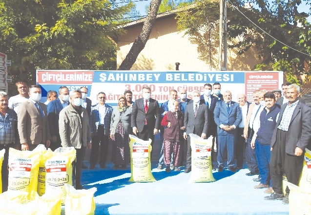 Çiftçiye 3 bin ton gübre dağıtıldı