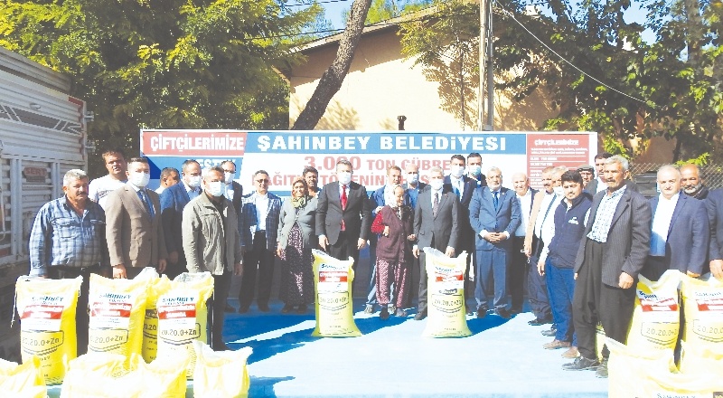 Çiftçiye 3 bin ton gübre dağıtıldı