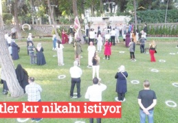 Çiftler kır nikahı istiyor