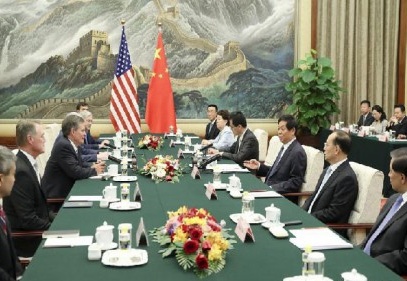 Çin Meclis Başkanı, ABD Senatosu üyeleriyle görüştü