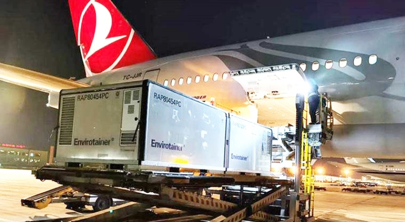 Çin'den sipariş edilen Covid-19 aşısı Türkiye'ye geldi