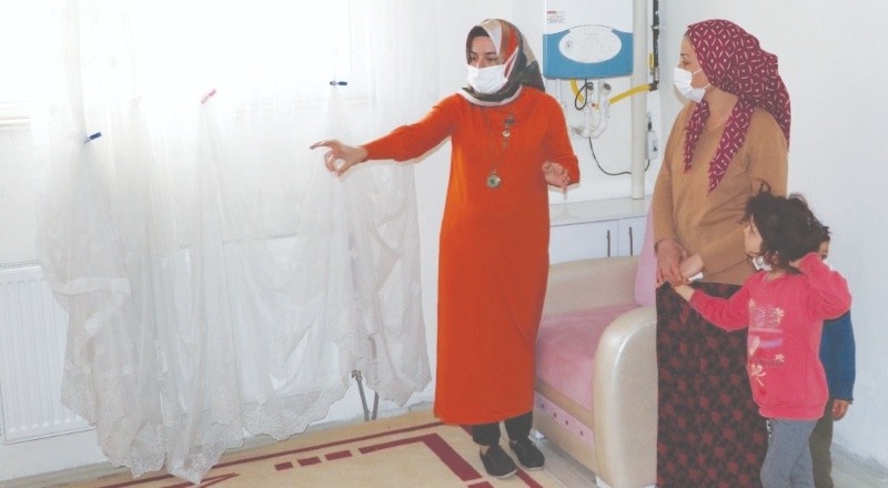 Çoban, iki çocuğuyla sıcak bir yuvaya kavuştu