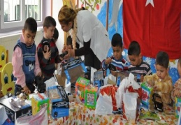 Çocuklar gül dikecek sebze yetiştirecek