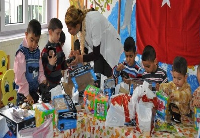 Çocuklar gül dikecek sebze yetiştirecek