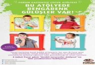 Çocuklar için renkli çerçeveler atölyesi