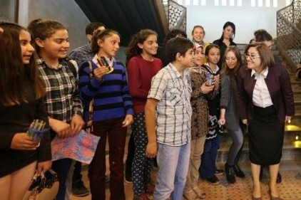 Çocuklar, yaz tatilini sanat atölyeleriyle değerlendirdi