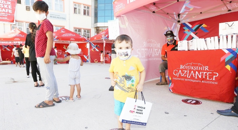 Çocuklara hijyen dersi verildi