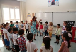 Çocuklara oryantasyon eğitimi verildi