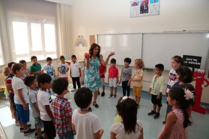Çocuklara oryantasyon eğitimi verildi