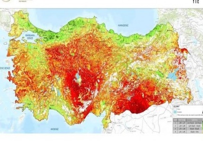 Çölleşme haritası çıkarıldı