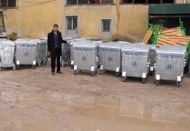 Çöp konteynerleri yenilendi