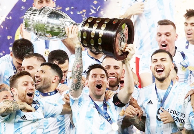 Copa America'da Brezilya'yı mağlup eden Arjantin, şampiyon oldu