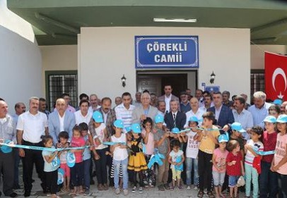 Çörekli Mahallesi’nde yapılan cami ve sosyal tesisi