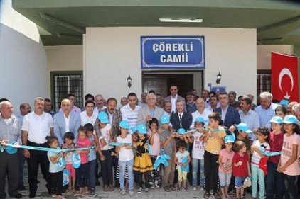 Çörekli Mahallesi&#8217;nde yapılan cami ve sosyal tesisi