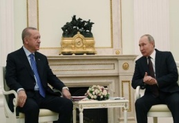 Cumhurbaşkanı Erdoğan,  Putin ile görüştü