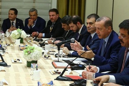 Cumhurbaşkanı Erdoğan, ABD&#8217;li yatırımcılarla buluştu