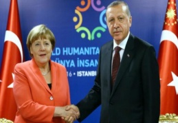 Cumhurbaşkanı Erdoğan, Almanya Başbakanı Merkel ile görüştü