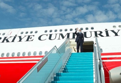 Cumhurbaşkanı Erdoğan Azerbaycan'a gitti