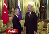 Cumhurbaşkanı Erdoğan ile Putin bir araya geldi