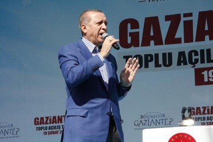 Cumhurbaşkanı Erdoğan perşembe günü Gaziantep&#8217;te 