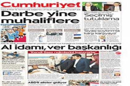 Cumhuriyet Gazetesi&#8217;nin 13 yönetici ve yazarı gözaltına alındı