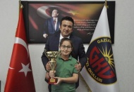 Cumhuriyet Kupası Şampiyonu Dila Baloğlu ödüllendirildi 