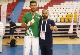 Dağdelen, Ümitler Tekvando Türkiye Şampiyonası'nda 80 kiloda şampiyon oldu