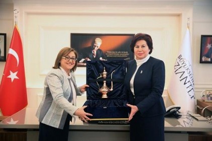 Danıştay Başkanı Zerrin Güngör, Şahin&#8217;i ziyaret etti