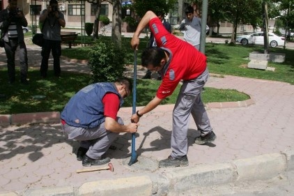 Delinen doğalgaz borusu paniğe neden oldu