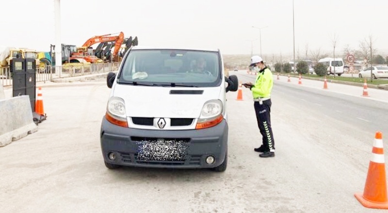 Denetimler sonrası 5 bin 289 sürücü ve araç plakasına cezai işlem uygulandı