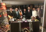Deniz Köken ile Minsk Başkan Vekili Aleksandar Krepak bir araya geldi