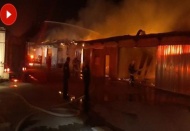 Denizli’de 4 iş yeri kül oldu