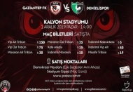 Denizlispor maçı biletleri satışta