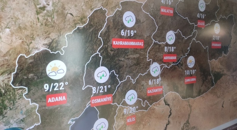 Deprem bölgesi yağışlı