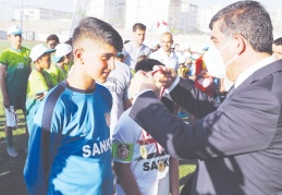 Dereceye giren sporcular ödüllendirildi