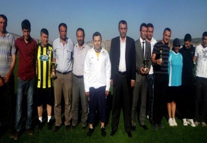 Dereceye girenler ödüllerini aldılar 