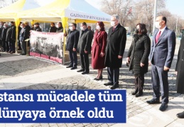 Destansı mücadele tüm dünyaya örnek oldu