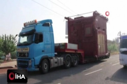 Dev buhar kazanı için trafik seferberliği