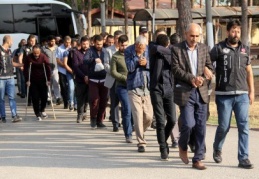 Dev uyuşturucu operasyonunun zanlıları adliyeye sevk edildi 